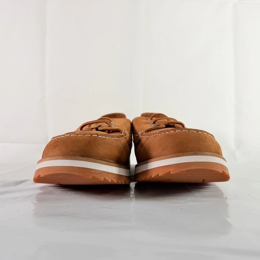Clarks‎ Durston Lace Tan Nubuck Men's Shoes Size 13 M New with Box